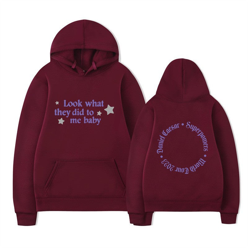 Women's hooded sweatshirt with creative slogan and unique design Chic & Stil