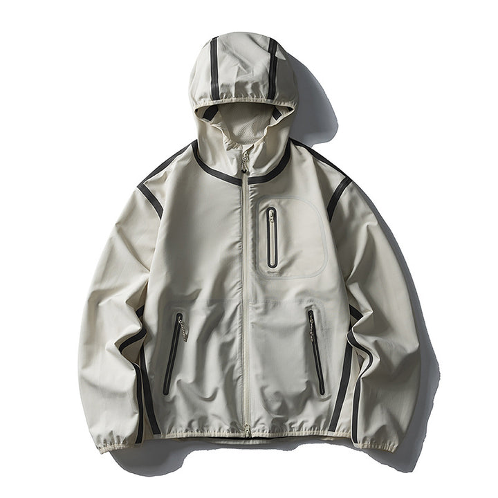 Unisex Waterproof Softshell Outdoor Jacket with Welded Seams and Hood Amarae