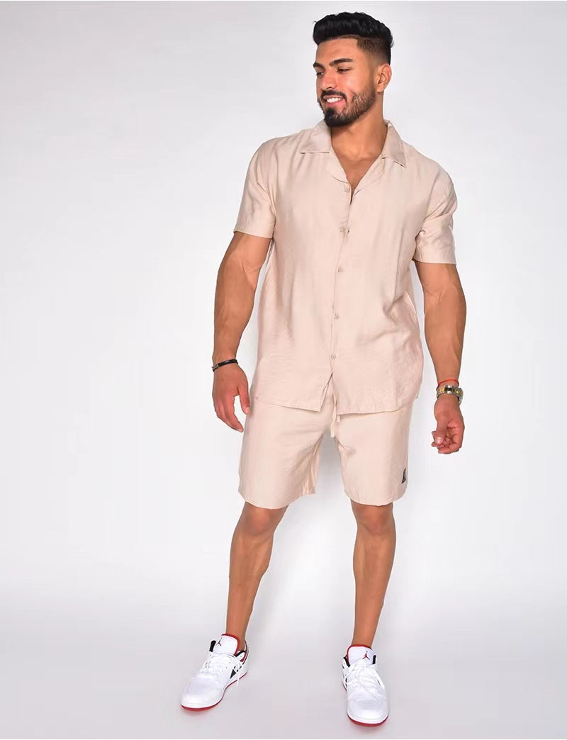 Short Sleeve Shirt for Men Set Amarae