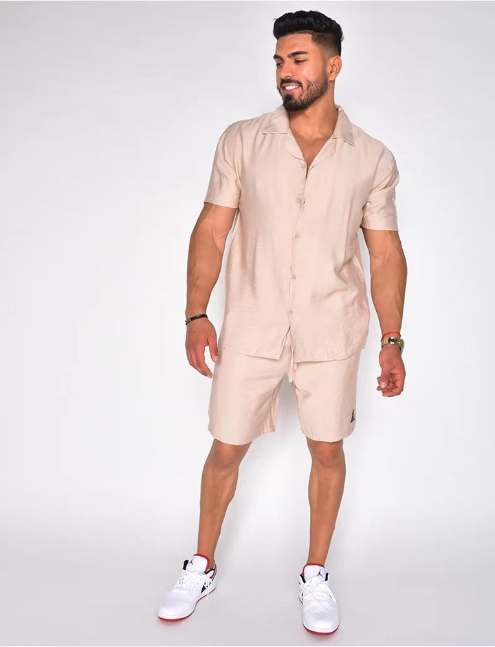 Short Sleeve Shirt for Men Set Amarae