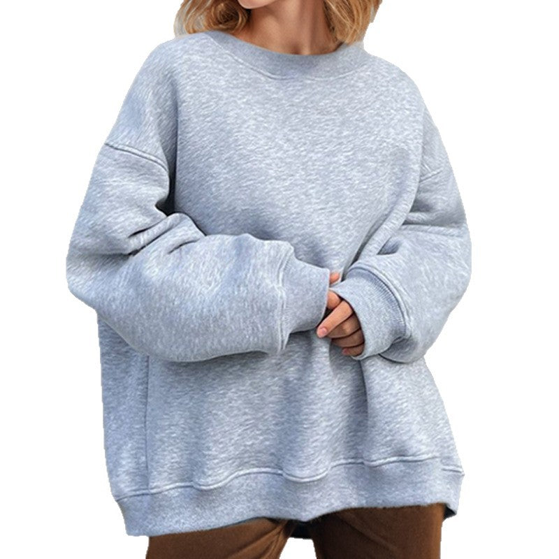 Sweatshirt surdimensionné pour femmes avec une coupe ample et un design décontracté Chic & Stil