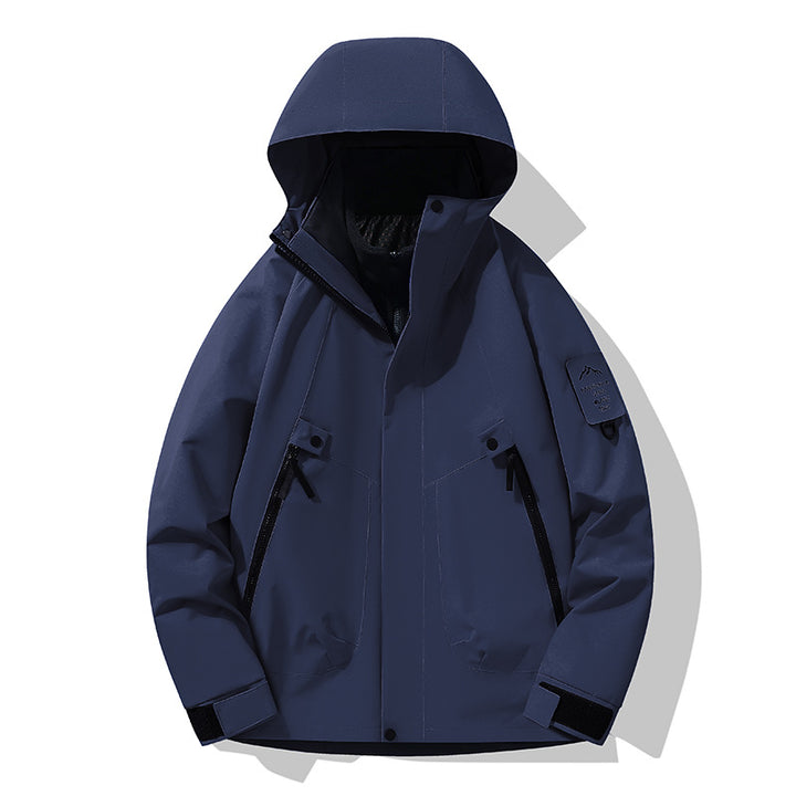 Unisex Waterproof, Breathable Hardshell Outdoor Jacket with Hood Amarae
