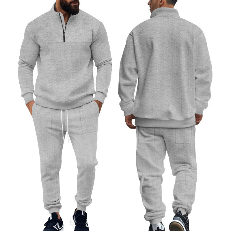 Lune London breathable sports leisure set for men with textured design