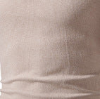 Men's sweater with modern high collar and zipper Lune London