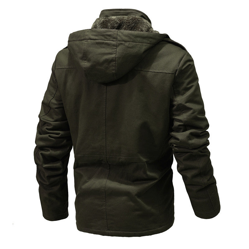 Robust winter jacket for men with warm teddy lining Amarae
