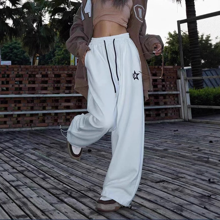 Women's loose sports pants with high-quality comfort and elastic waistband Chic & Stil