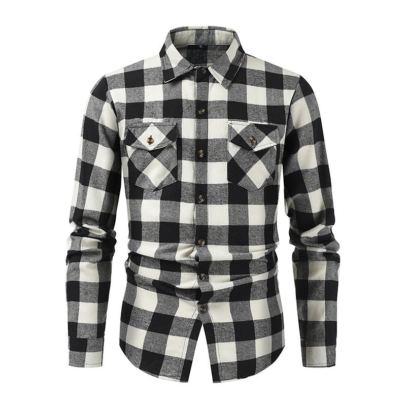 Checkered shirt for men with a stylish cut Lune London