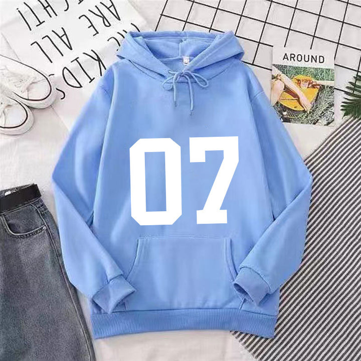 Women's hoodie with large lettering Chic & Stil