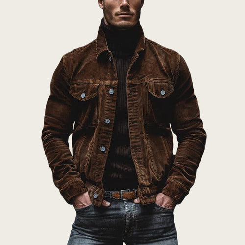 Trendy corduroy jacket for men with authentic look Amarae