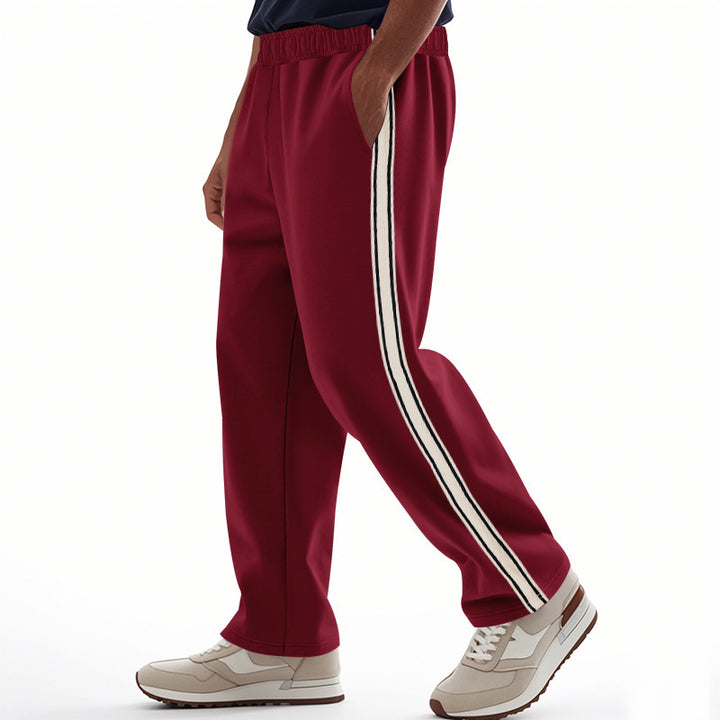 Men's sporty leisure pants with contrasting stripes on the sides Lune London