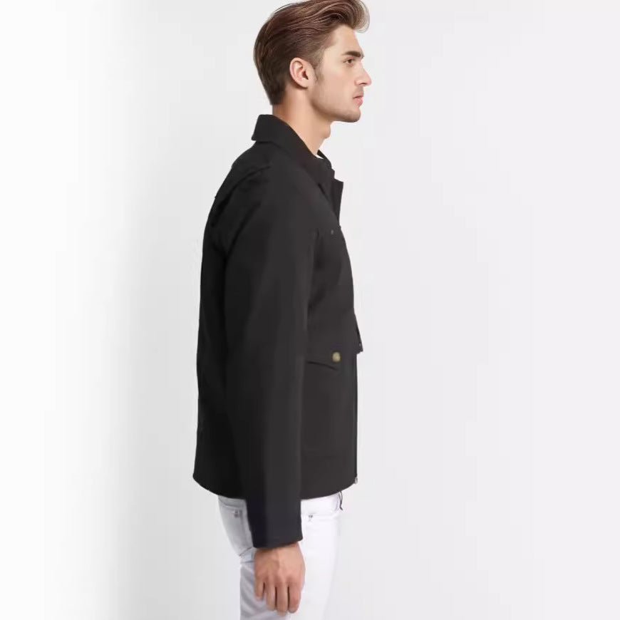 Casual utility jacket for men with practical pockets and robust design Lune London