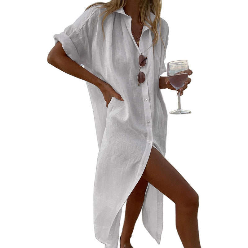 Ladies summer beach blouse Lune London