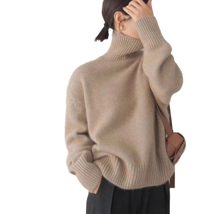 Pull à col roulé pour femmes en laine de haute qualité Chic & Stil