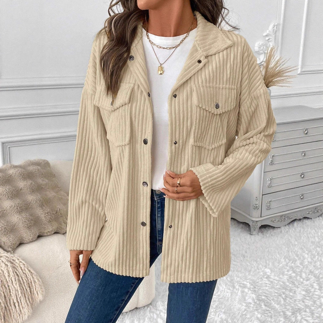 Oversized corduroy jacket for women Lune London