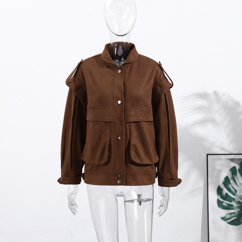 Women Oversized Velvet Jacket Lune London