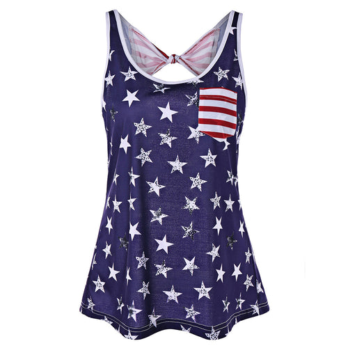 Dame Étoiles Printed Active Tank Top Moon London