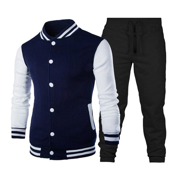 Men's sports training suit with jacket and jogger pants Lune London