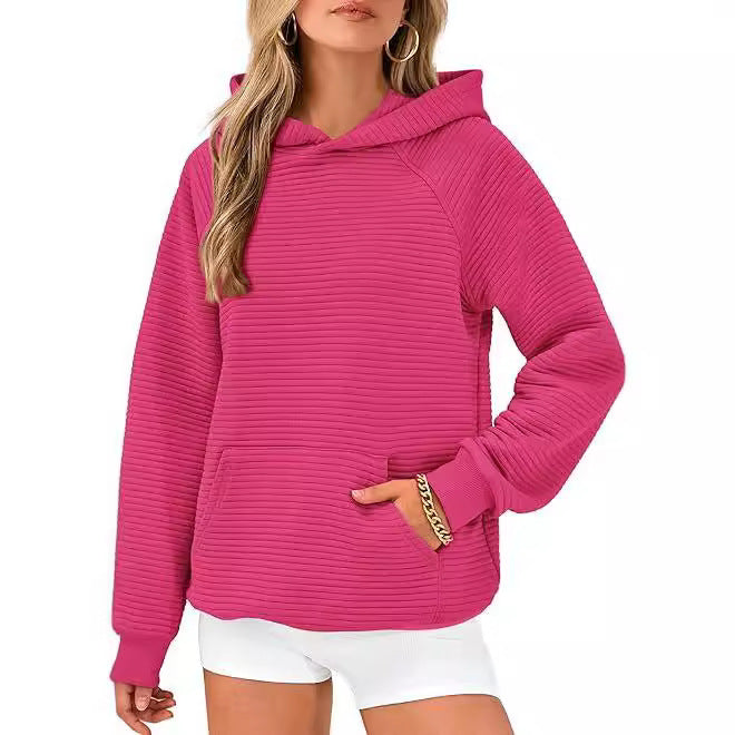 Casual hoodie for women with structured design and practical pockets Lune London