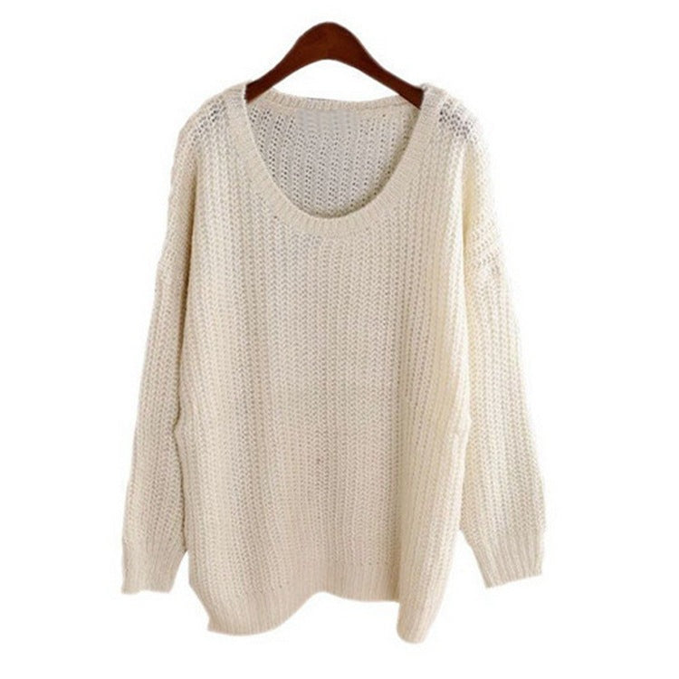 Thick knit sweatshirt for women with a loose fit and casual comfort Lune London