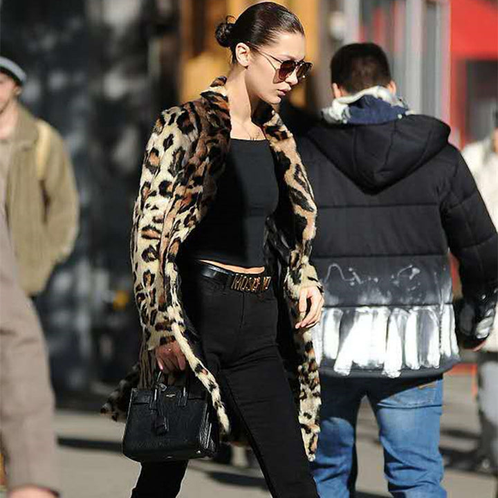 Ladies Oversized Faux Fur Coat Amarae