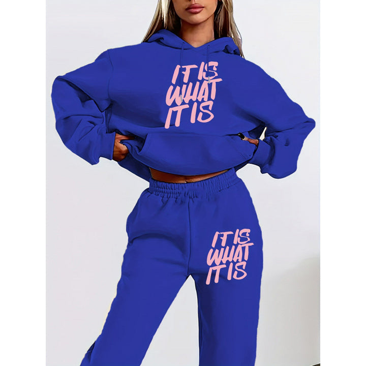 Women's Sweatshirt and Jogging Pants Set Lune London