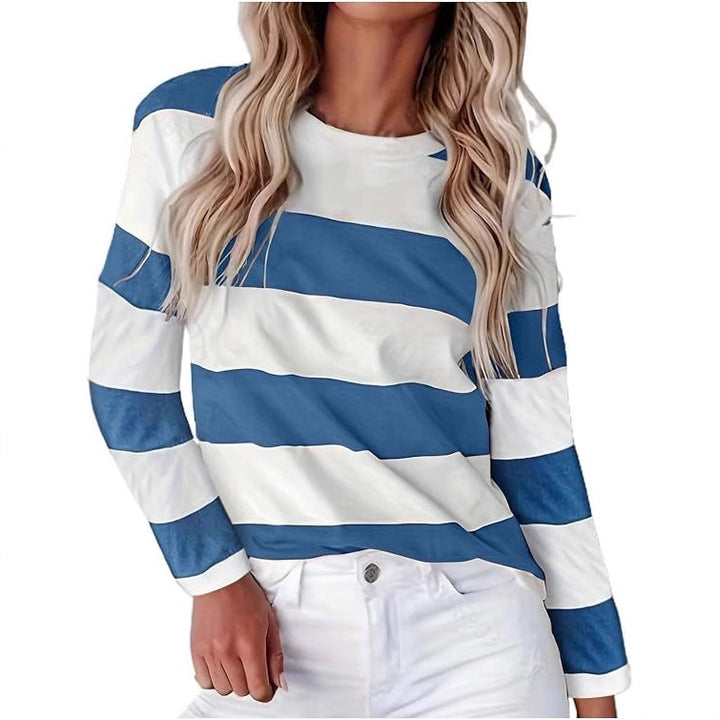 Women long striped t-shirt casual Lune London