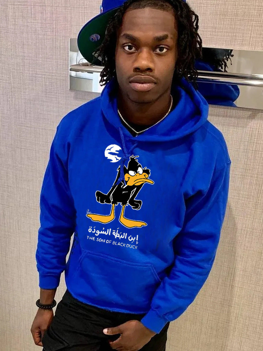 Men's hoodie with unique cartoon pattern Lune London