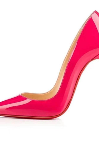 Amarae | Pointed Tapered 1Red Floor Shoes