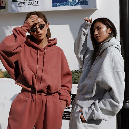 Women Comfortable Hooded Sweater with Relaxed Fit and Practical Pockets Amarae