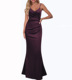 Lune London | Solid Color Slim Fit Flowing Maxi Dress