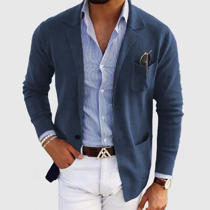 Amarae Elegant Knit Jacket for Men