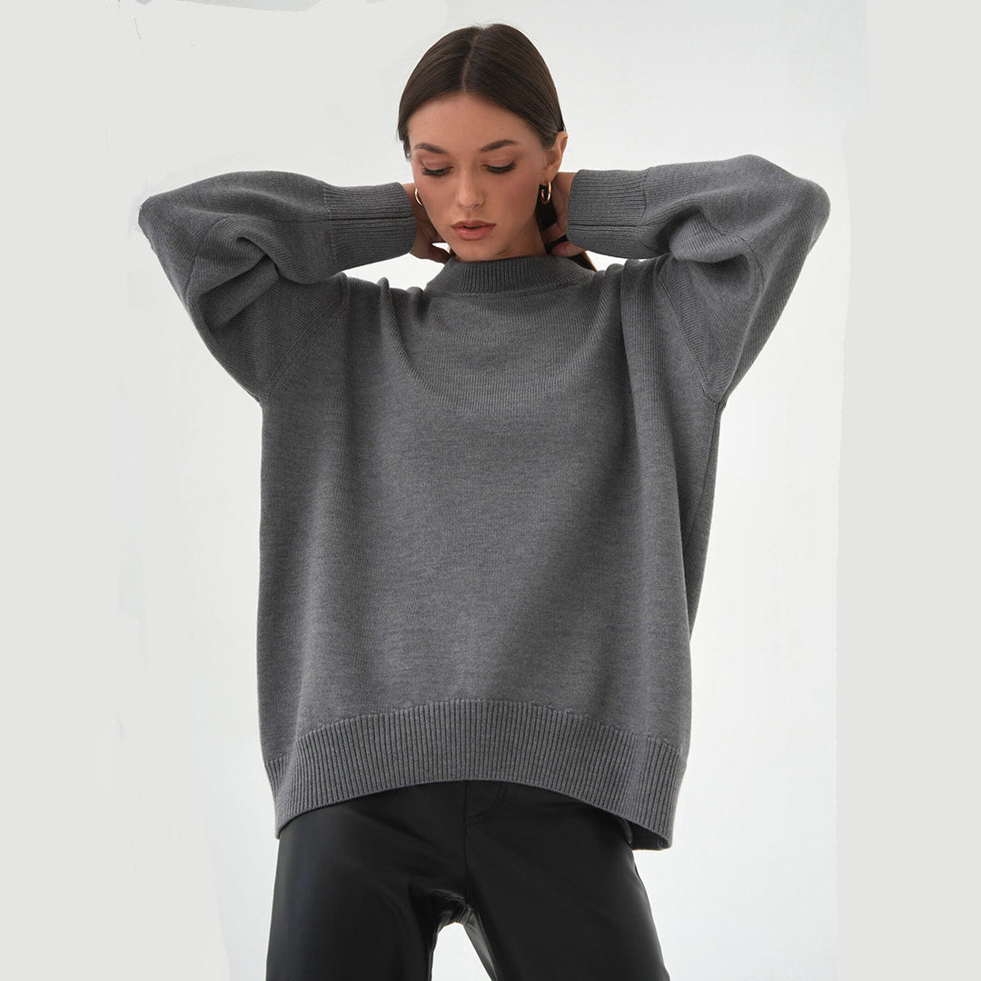 Pull oversized pour dames avec motif tricoté texturé Chic & Stil