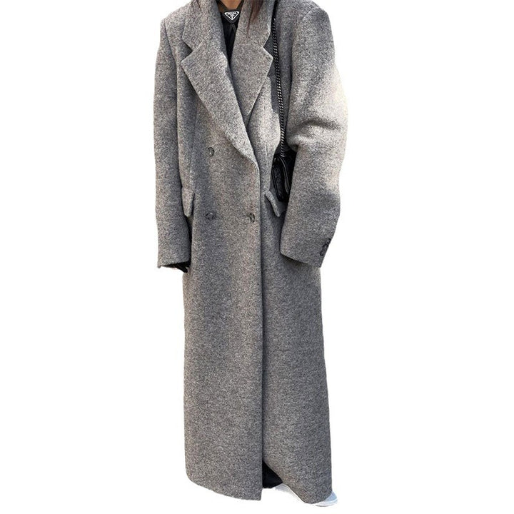 Oversized wool coat for women with elegant design Amarae