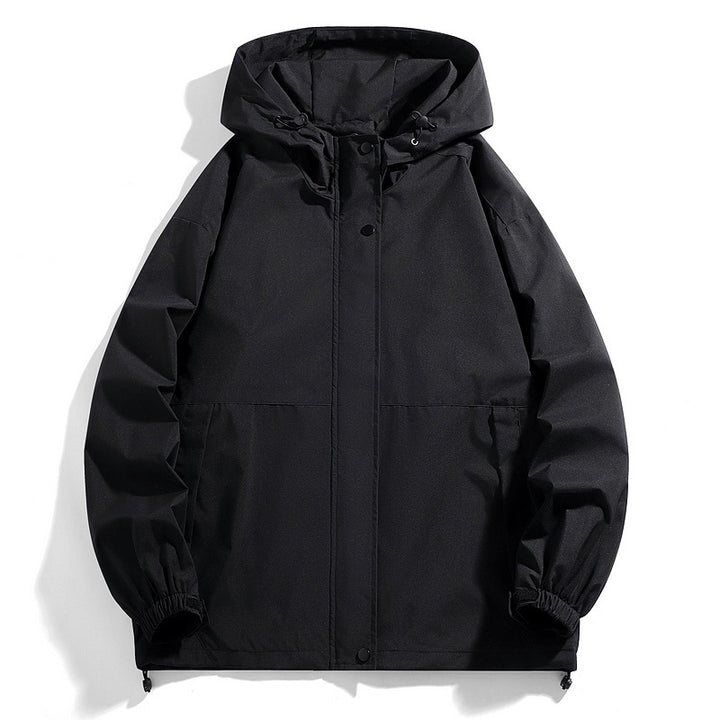 Men's waterproof transition jacket with adjustable hood and practical pockets Lune London