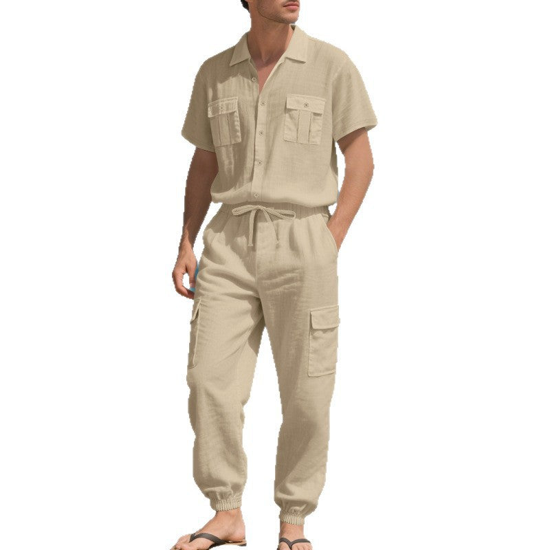 Fashionable short suit for men with practical pockets Lune London