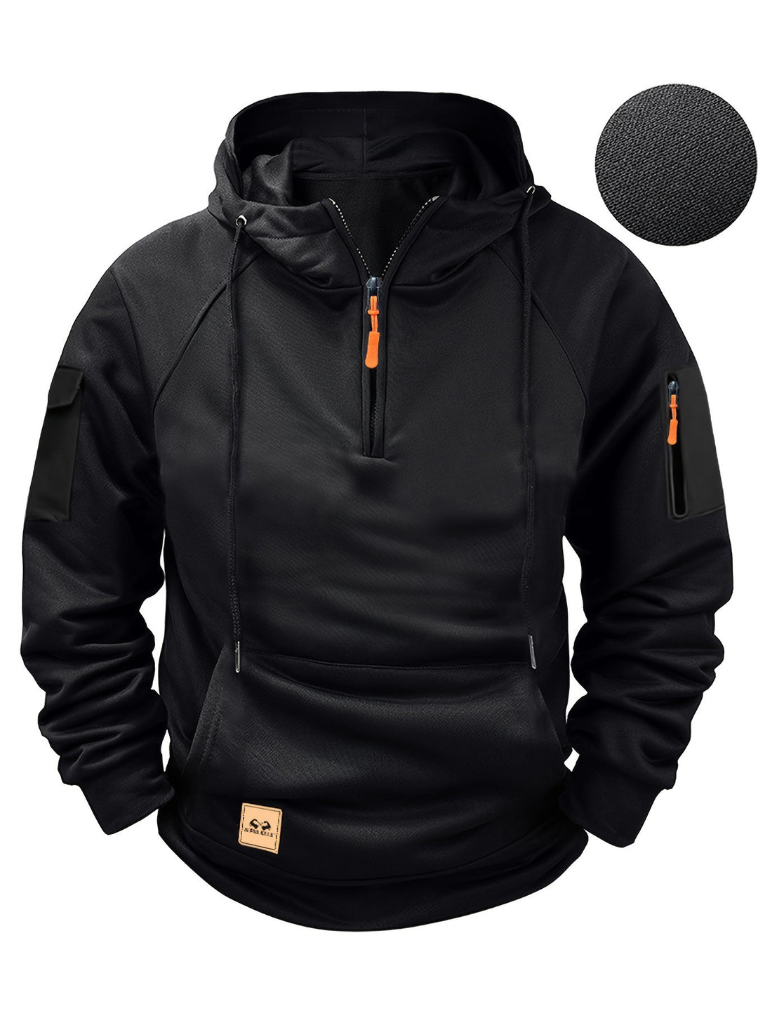 Men's sporty chic hoodie sweatshirt