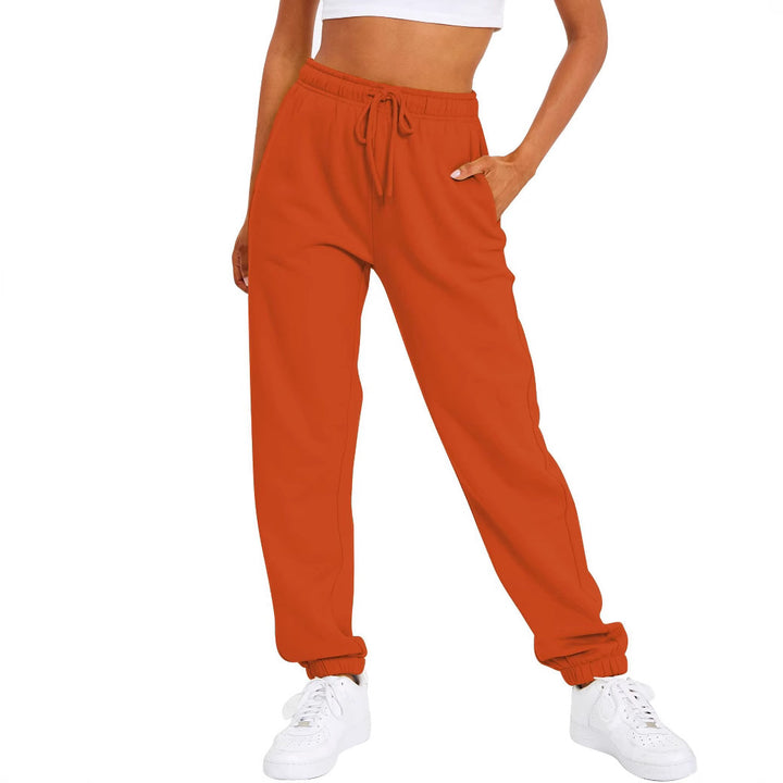Women’s sporty leisure pants with elastic waistband and high-waisted cut Chic & Stil