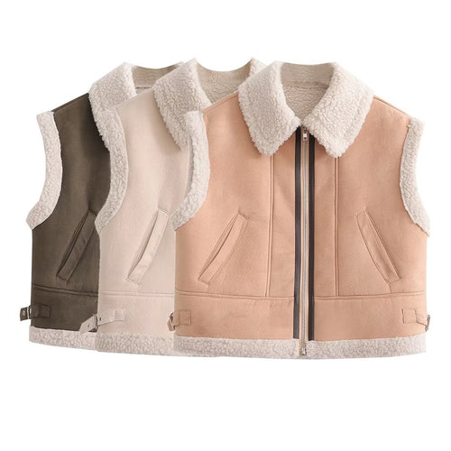 Stylish women's jacket with soft fleece lining and modern design Amarae