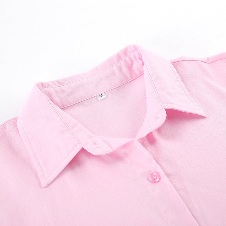 Women's Linen Shirt with Casual Cut and Oversized Sleeves Lune London