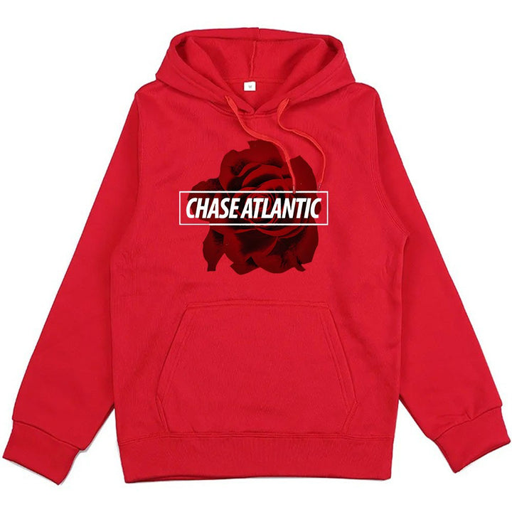 Women's hoodie with romantic rose design Chic & Stil