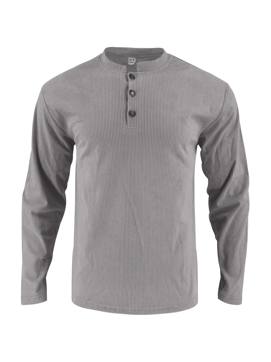 Long sleeve shirt for men with comfortable button placket and textured design Lune London
