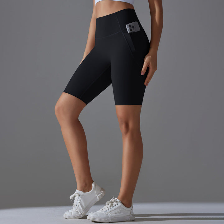 Women's Cycling Shorts with High Waist and Practical Side Pockets Amarae