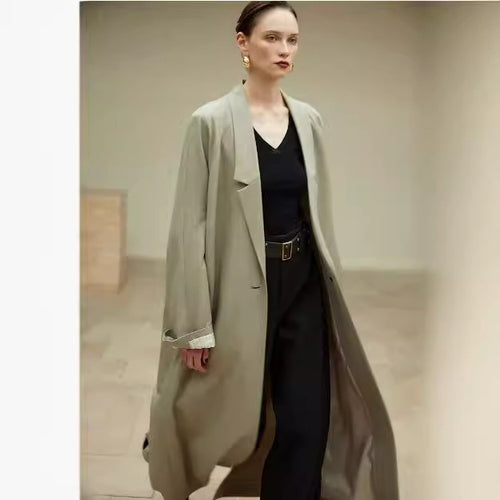 Manteau oversized Chic & Stil pour femmes tombant lâchement