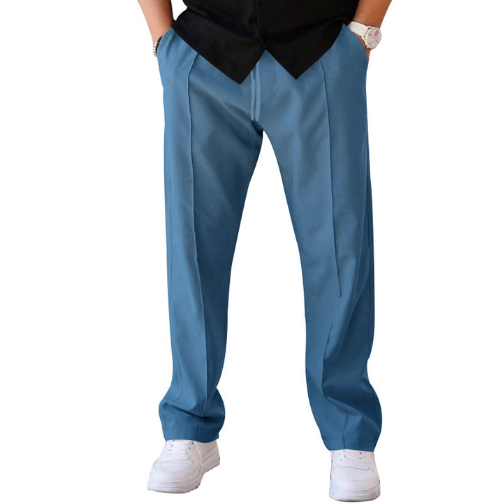 Elegant men's trousers with classic cut and high pockets Lune London