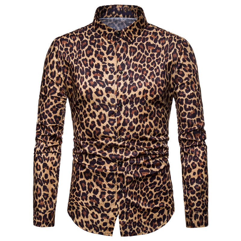 Shirt for men with a striking animal pattern Amarae