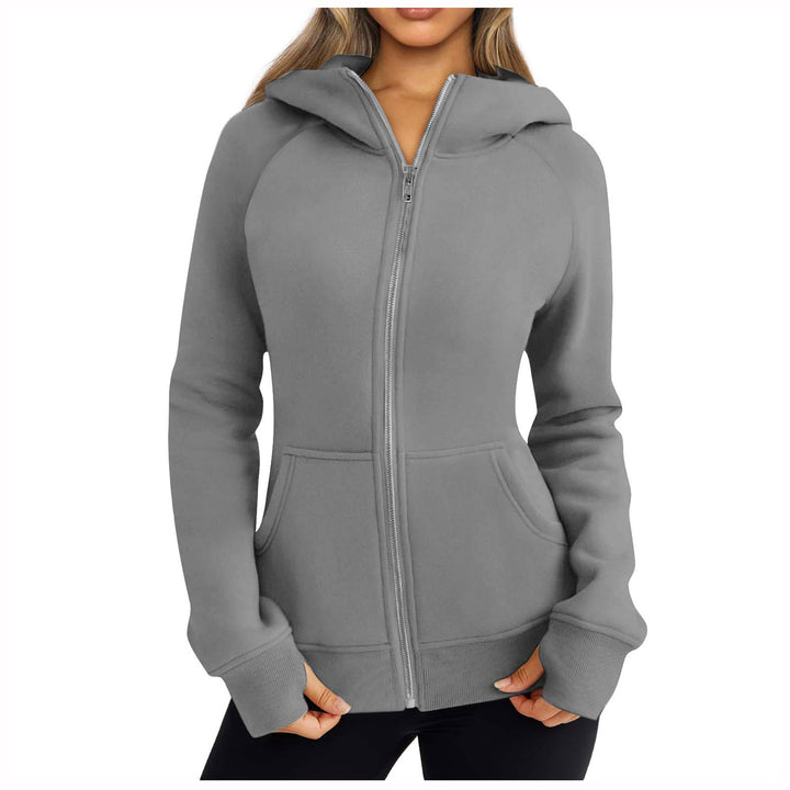 Casual hooded jacket for women with practical pockets and modern cut Lune London