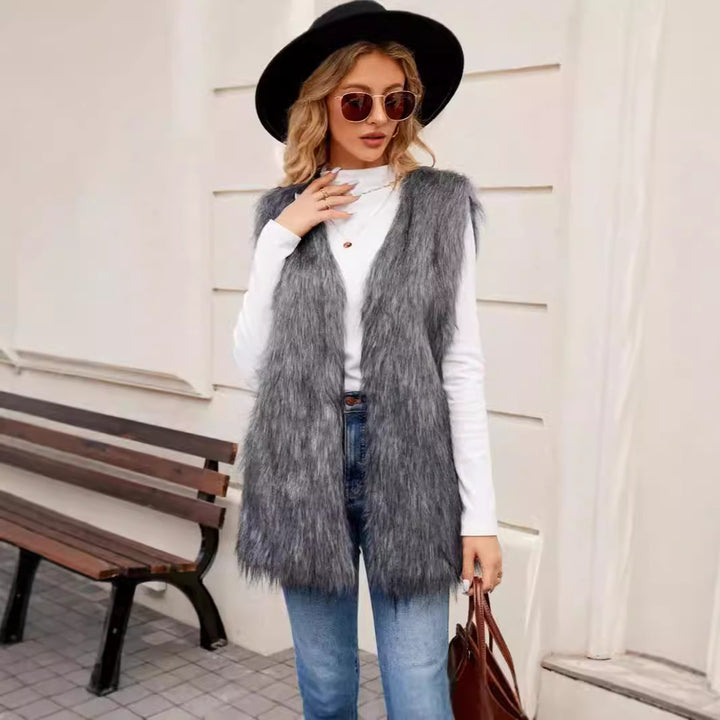 Ladies High Quality Faux Fur Jacket Lune London