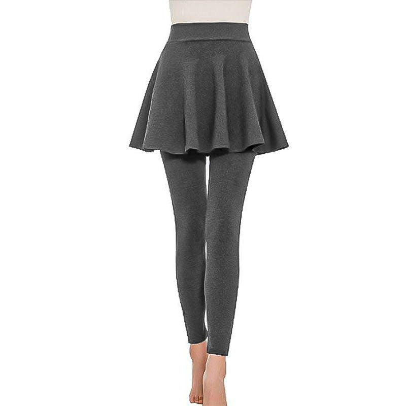 Legging skirt ladies with high waist and integrated underwear Lune London