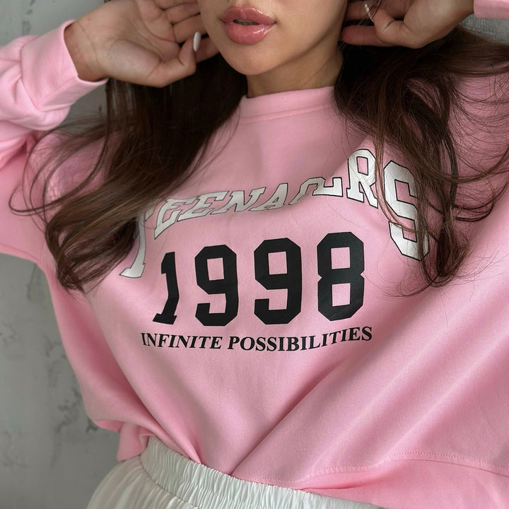 Casual sweatshirt for women with creative print design and comfortable fit Lune London