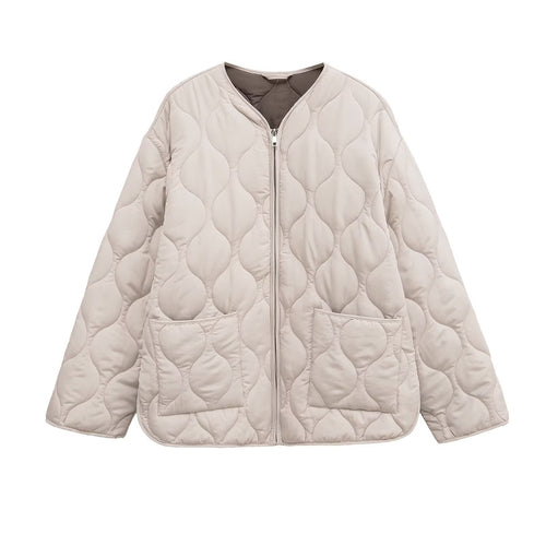 Veste de transition matelassée pour femmes avec poches latérales et coupe moderne Chic & Stil